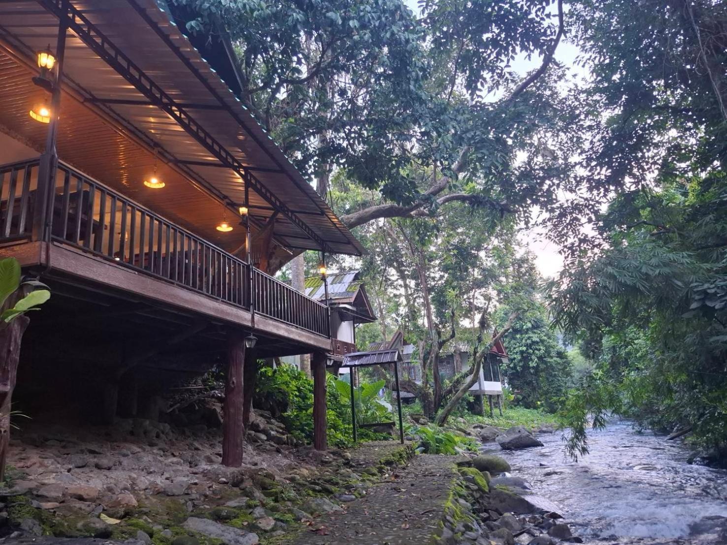Tree Tops River Huts Khao Sok National Park المظهر الخارجي الصورة